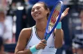 Zheng Qinwen suelta una atrevida pulla tras remontar un 0-5 ante Iga Swiatek en el US Open