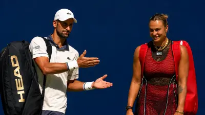 Novak Djokovic y Aryna Sabalenka caen en el dobles mixto del US Open