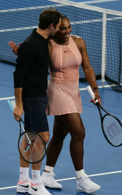 Roger Federer responde con humor cuando le preguntan por formar pareja con Serena Williams