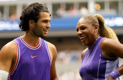 Vídeo: Serena Williams y Carlos Alcaraz bromean diciendo que quedaron ‘tied’ en el dobles mixto del US Open