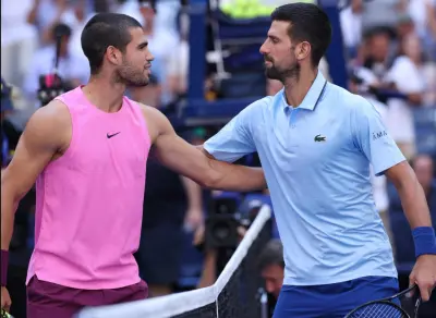 Carlos Alcaraz y Novak Djokovic, en la misma mitad del cuadro del US Open