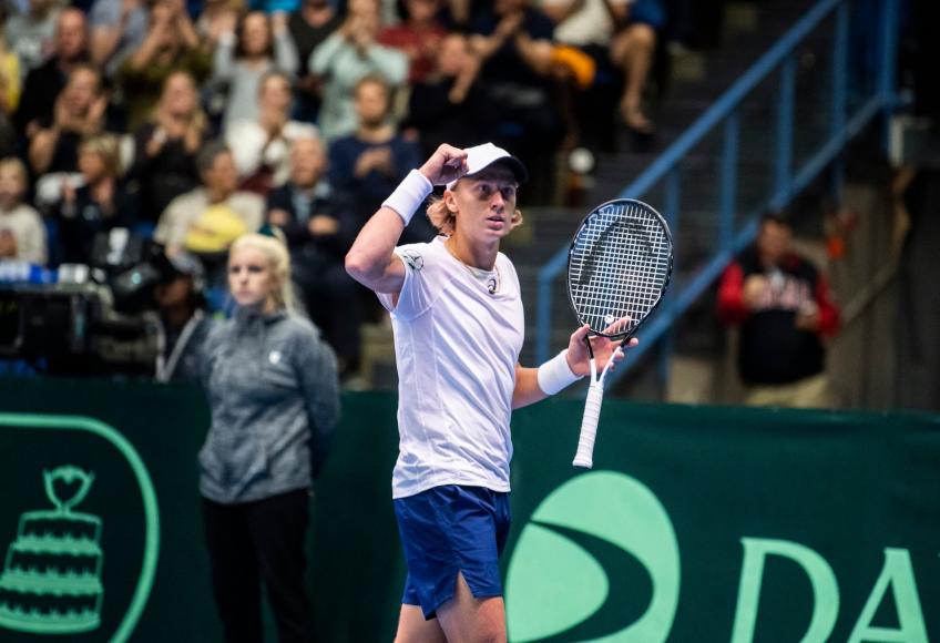 Emil Ruusuvuori logra su mejor victoria en la Copa Davis ante Dominic Thiem