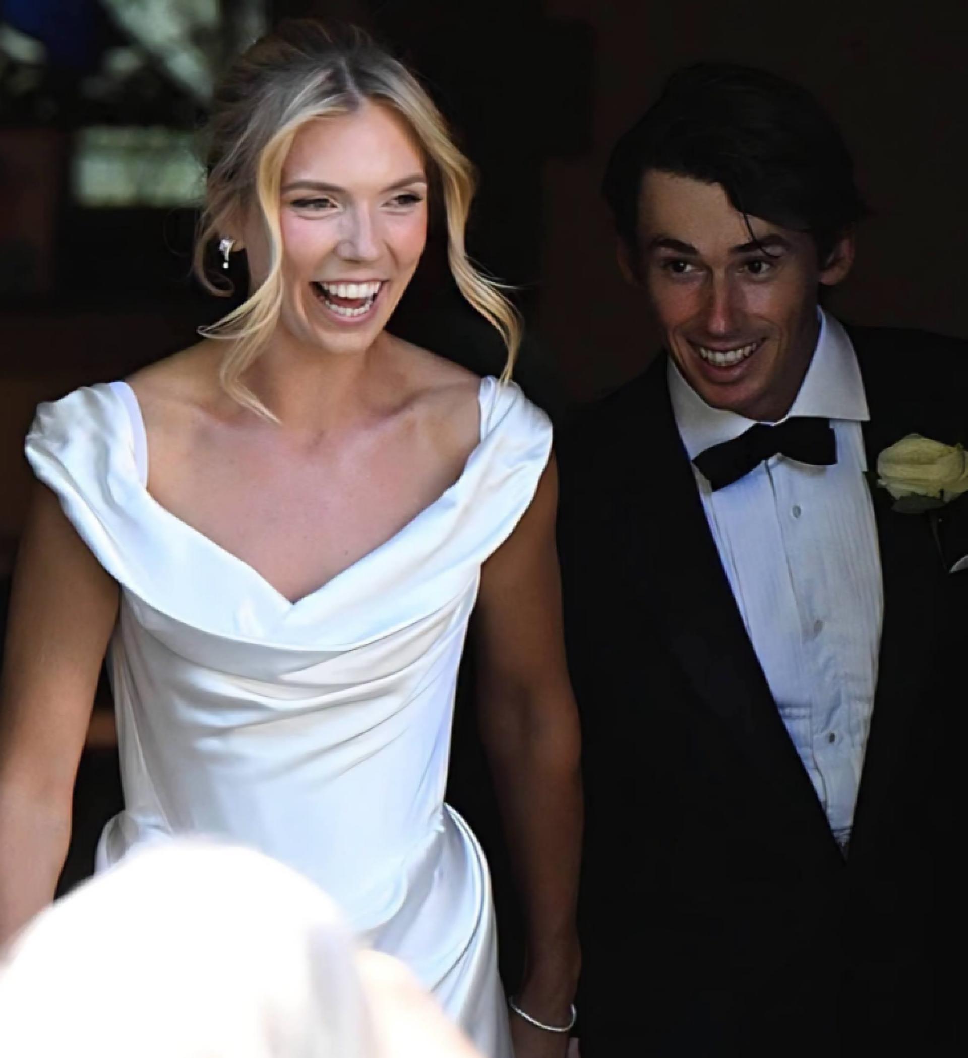 Dentro de las emotivas celebraciones de la boda de Alex de Minaur y Katie Boulter