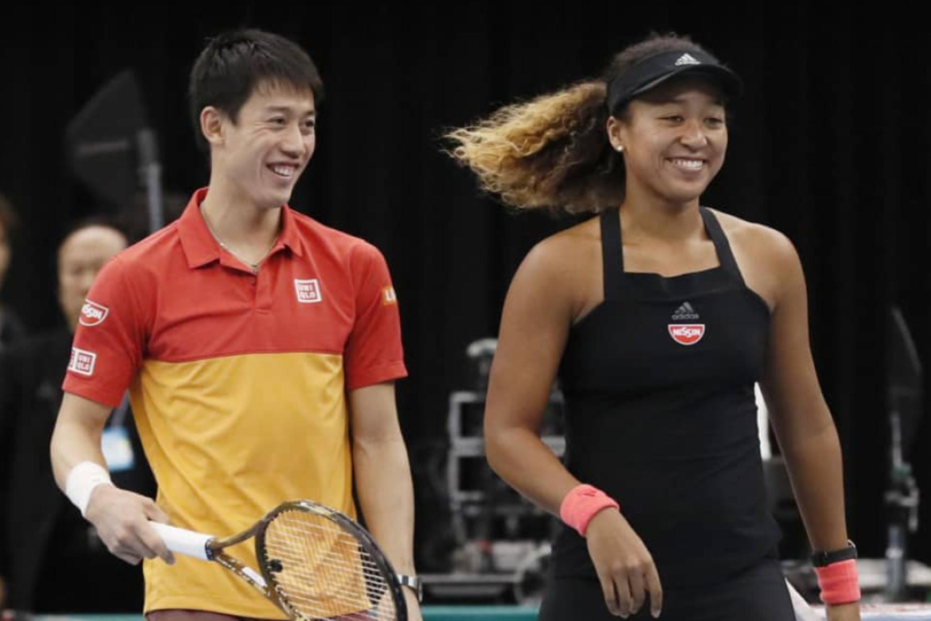 Naomi Osaka y el retirado Kei Nishikori se unen al evento de dobles mixtos del US Open, repleto de estrellas.